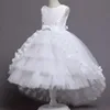 Robes de fille Nouvelle robe de princesse en dentelle de bébé de haute qualité pour fille élégante robe de fête d'anniversaire robe de fille vêtements de noël de bébé fille 3-12 ans W0314