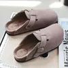 Slippers Factory Designer Birkinstocks Baotou Slippers Dames Zomer Fashion Lazy Lazy Groot formaat Cork Half Trailer Koreaanse versie Boken schoenen Bokenmuto Men