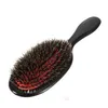 Brosses à cheveux Professionnel ovale antistatique Paddle peigne cuir chevelu Mas brosse à cheveux outil de coiffure brosse en nylon à poils de sanglier livraison directe produit Dheuz