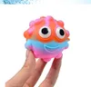 3D Fidget Toys Push Bubble Ball Naturliga terapier Spel Sensorisk leksak för autism Särskilda behov Adhd Squishy Stress Reliever Barn Rolig Anti-stress Stor ögonnypa boll