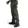 Men's Pants High Quality City Tactical Cargo Men Waterproof Work Long with Pockets Loose Trousers Many S3XL 230221