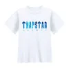 남자 티셔츠 Trapstar London 런던 해저 파란 모체 차일드 티셔츠 짧은 소매 여름 남성 아이들과 어울리는 소년 여자 가족 티 탑 플러스 사이즈 Z0221