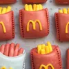 Baking moldes alimentos série French Fry Cookie Cutter Fondant Biscuit Fez 3D Impresso Bolo Cortadores Cortor De