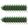 Decorative Flowers Pine Branches Christmas Artificialpicksfaux Crafts Wreath Stems Greengarland Craft Diy Greenery Fakesupplies Holly Needle