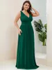 Casual Dresses Plus Size Evening Long Deep VNeck Sleeveless FloorLength 2023 Ever Pretty of Taffeta Elegant Bridesmaid Women Dress 230221