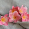 Dekorativa blommor kransar 10st Hawaiian Flowers Fake Plumeria Foam Frangipani Flower Heads 9cm Beach Wedding Home Party Decorations Floating Frangipani