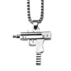 Charms European and American Hip Hop Necklace Titanium Steel Hiphop Personaliseerde heren dames hanger trendy paar trui cha 82