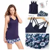 Vêtements de nuit pour femmes Été Sexy Bretelles Pyjamas Vêtements de ménage pour femmes Sans manches Spaghetti Strap Print Shorts 2 pièces Pijama Mujer