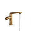 Bathroom Sink Faucets Single And Cold Faucet Black/gold Washbasin