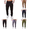 Pantalons pour hommes Hommes Casual Combat Travail Pantalons longs Chino Workwear Multi Poches Pantalons de survêtement Homme Jogger Cargo Harem Crayon 230221