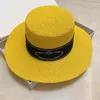 Cappelli da pescatore di paglia di design di lusso per le donne Moda da uomo da viaggio Cappelli con visiera parasole Cappellino da baseball estivo lavorato a maglia Casquette 2302215BF