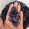 Dekorative Figuren, 8 Stück, hochwertige Tropfen, natürlicher Amethyst-Quarz-Kristall, Edelstein, Reiki-Heilung, poliert, lose, Großhandel