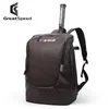 Tenniszakken Greatspeed Black Badminton Backpack 2 Rackets Pack Men's Jubileum Edition Padel Racket 230221