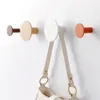 Hooks Rails Wall Coat Rack mounted single hat bag hook Bathroom Indoor Kitchen Hallway Clothes Hat scarf Round 230221