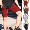 Löpande shorts märke bomullsmän sommarsport jogga kort andningsgym elastisk casual fitness sportkläder