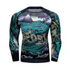 Männer T-shirts 2023 Verkauf Männer Workout Gym Polyeste Rash Guard Designer Sublimation Gedruckt Tees Männliche Boxen MMA Grappling Kleidung