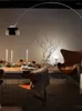 Stehlampen Licht Luxus Persönlichkeit Wohnzimmer Ausstellungshalle Restaurant Designer Marmor Parabolische klassische Angellampe