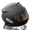 Casques de moto Filp Up Casque de sécurité Saison d'hiver Double Visières Cool Men Riding Casco Racing Moto Full Face