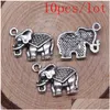 Charms voor sieraden maken kit hanger diy accessoires schattige olifant charms drop levering 202 dhext