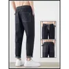 Jeans masculinos jeans jeans alta cintura primavera verão moda de rua reta Pontas de perna larga de calça feminina casual solto 230221