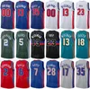 Баскетбол с принтом Man Kids Printed Cade Cunningham Jersey 2 Killian Hayes 7 Cory Joseph 18 Isaiah Livers 12 James Wiseman 13 Bojan Bogdanovic 44 Jaden Ivey 23 Custom Name