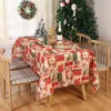 Tkanina stołowa świąteczna goletka obrusowa i olejowy prostokątny rok kuchenny