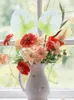 Fiori decorativi ghirlande 3pcs naturale fresco fiore artificiale casa desktop display arredamento realistico decorazione del matrimonio piacevole