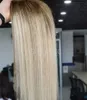 New Coming Stock Balayage Color Virgin Human Hair Toppers Mono With Open Weft Base for hairloss Women