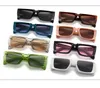 Дизайнерские солнцезащитные очки новые классические очки на открытом воздухе модные пляжные солнцезащитные очки для мужчин и женщин смешанные цвета треугольная подпись с простой переносной коробкой