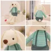 40 cm Kawaii Bunny Plush Rabbit Baby Toys fofo Cano macio de pano de pelúcia Decoração de casa de coelho para crianças Presente de brinquedos apaziguadores