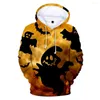 Męskie bluzy 2023 Piękny jasny kolor Halloween 3D Printed Men/Women/Children Hip Hop Cool Harajuku Boy/Girl