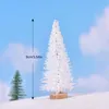 Christmas Decorations 1/5/6 Pcs Miniature Tree Small Artificial Sisal Snow Landscape Architecture Trees Diy Craft Tabletop DecorChristmas