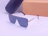 Lüks tasarımcı rimless güneş gözlükleri tasarımcı güneş gözlüğü yüksek kaliteli gözlük kadın erkekler kadın güneş cam uv400 lens unisex kutu ile