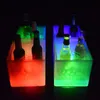 12 stks verlicht LED Ice Bucket Square Tray Champagne Wine Beer Cooler voor KTV Party Bar Nightclub Tafel Decoratie