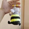 Пчела Shark Bee Doll Keychain фигурная фигура подвесная трансграничная акула пчела творческая мини-плюшевая игрушка