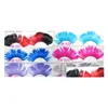 False Eyelashes Colorf Feather For Party Makeup Or Exaggerated Maquiagem White Spots Drop Delivery Health Beauty Eyes Dhh3X