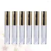 Storage Bottles Lip Gloss Tube Empty Tubes Lipstick Containers Mini Refillable Container Box Case Samples 10Ml Brush Clear Wand Diy