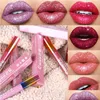 Lip gloss cmaadu glitter flip fluweel matte tint 6 kleuren waterdichte langdurige diamant flash glans vloeibare lippenstift druppel afgifte dh9cj