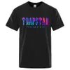 T-shirts pour hommes Trapstar London Y2k Style T-shirts imprimés Hommes Street Cotton Tops ONeck T-shirt surdimensionné Vêtements Été Respirant Marque T-shirt Z0221