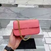 NUEVOS bolsos de hombro Underarm Luxury Bag Womens Designer Bag Chain Crossboby Bags Small Square Hobo 4 Colors Crocodile Messenger Packet Lady Purse 220611/220803