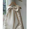 Abiti da ragazza Spagnolo Vintage Lolita Princess Ball Gown Bow Design senza maniche Infant Compleanno Battesimo Abiti per ragazza Pasqua Eid A1670 W0224