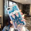 Quicksand Liquid Case Flamingo Unicorn Phone Cases voor iPhone 14 13 12 Pro 7 8 6 6s plus XR XS Max Bling Dynamic Love Hearts Back Cover