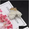 Charms Natural White Coral Shell Irregar Jewelry Fashion Accessories Accessories для изготовления Diy Ladies Corning Servings Giftcha dhxbg