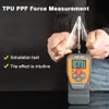 500N Digital Force Push Push Pull Force Tester Equipment Medidor portátil Alta precisão Pressione o dinamômetro 500N para TPU PPF Janela Teste Teste de MO-V500n