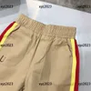 luxury athletic shorts for kids Child Bottoms Baby Pants Spring Autumn side stripe design clothing Fashion The New Size 100-150 CM