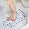 Toilet Seat Covers 1Pc PVC Antiskid Bath Mats Soft Antislip Shower Massage with Suction Cup Nonslip tu room Accessories 230221