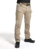 Men's Pants High Quality City Tactical Cargo Men Waterproof Work Long with Pockets Loose Trousers Many S3XL 230221