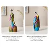 Decoratieve objecten Figurines Moderne kunst Figurine Desktop Decoratie Accessoires Gift Creative Home Kleurrijk Samenvatting Figuur Sculptuur Woonkamer 230221