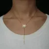 2023 nouveau Design plaqué or collier de mode femmes bijoux de haute qualité tsar opale européenne femmes Long Yariat collier Style