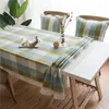 Table Cloth Rectangle Plaid Lattice Lace Rectangular Tablecloth Cover Polyester Home Dinner Tea